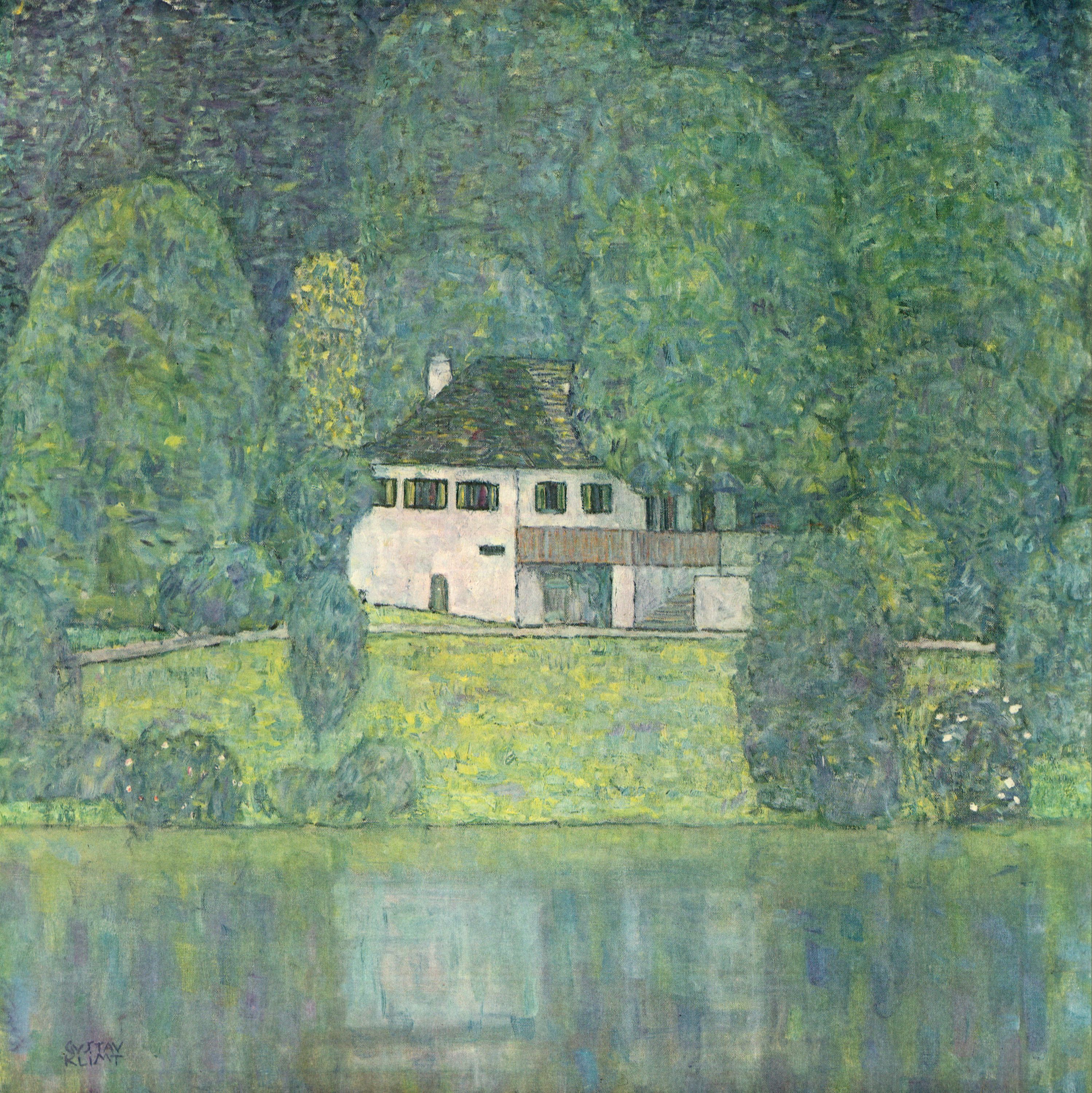 Gustav Klimt - Litzlbergerkeller am Attersee 1915